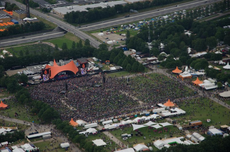 Roskilde Festival Pladsen et par timer efter aabning (3)